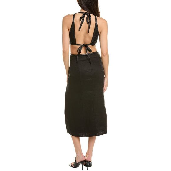 STAUD Delmore Linen Dress - Picture 2 of 3